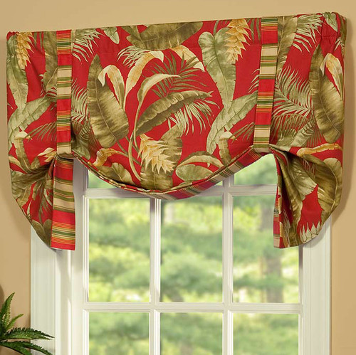 Island Paradise Tie Up Curtain