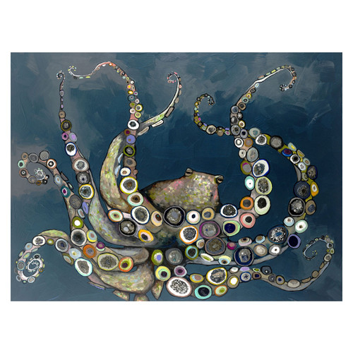Kaleidoscope Octopus Canvas Art