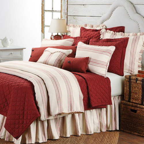 Prescott Red Bedding Collection