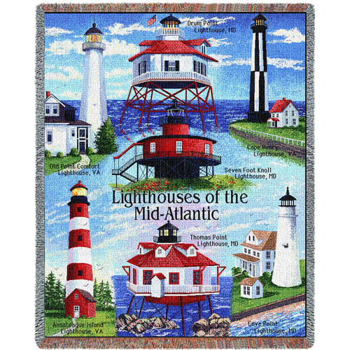 Lighthouses of the Mid-Atlantic Blanket