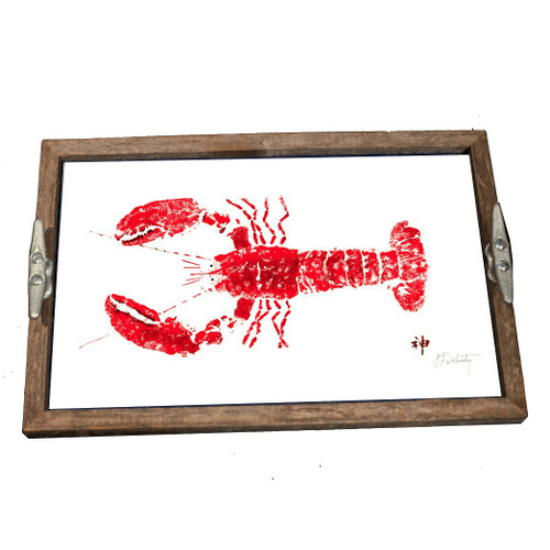Lobster Driftwood Tray