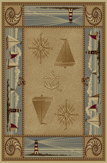 Sailboats & Compass Rug Collection