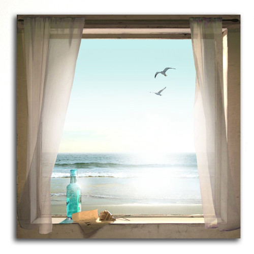 Message in a Bottle Personalized Gallery Wrapped Canvas