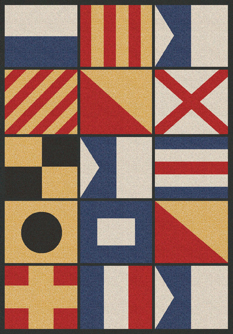 Multi Signal Rug - 4 x 5