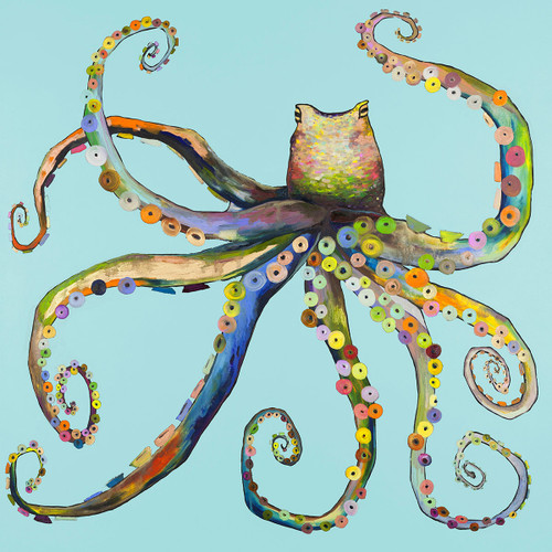 Octopus Stare Canvas Art