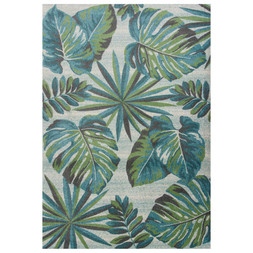 Palm Reef Green Rug - 10 x 13