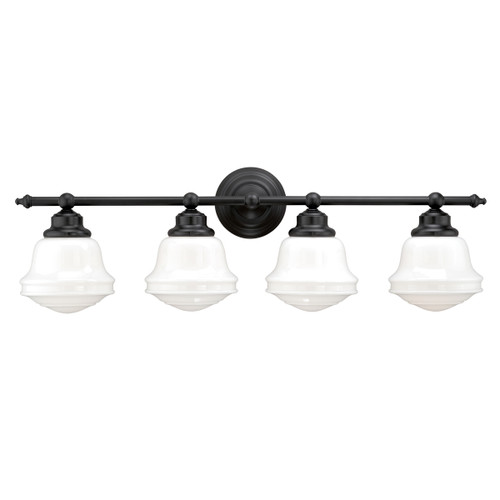 Plantation 4 Light Vanity Lamp - Oil Rubbed Bronze