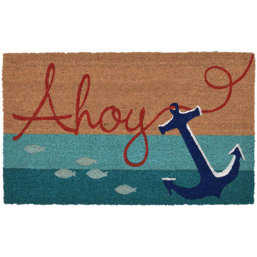 Red Ahoy Coir Mat - 1 x 2