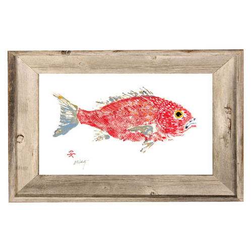 Red Snapper Framed Wall Art