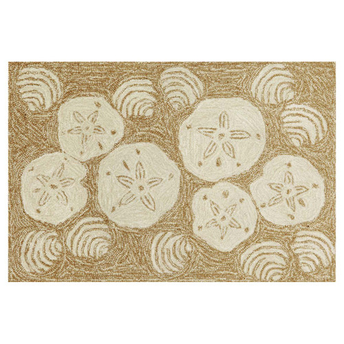 Frontporch Shell Toss Natural Rug Collection