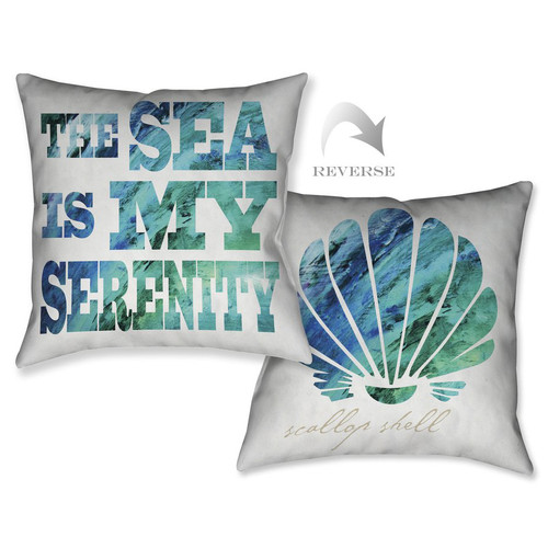 Serene Words Pillow