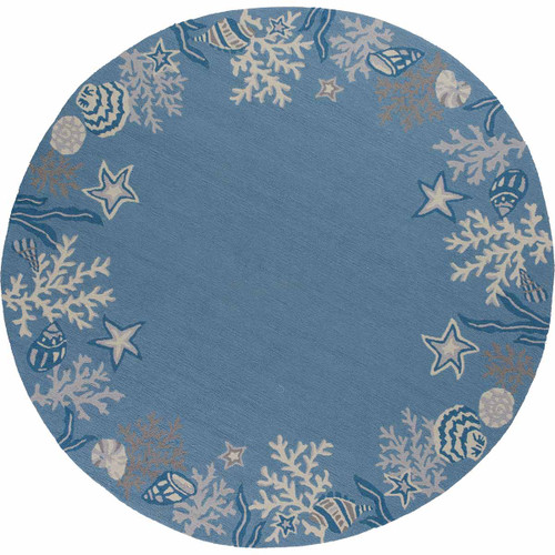 Peaceful Seas Rug - 8 Ft Round - OUT OF STOCK UNTIL 06/11/2024