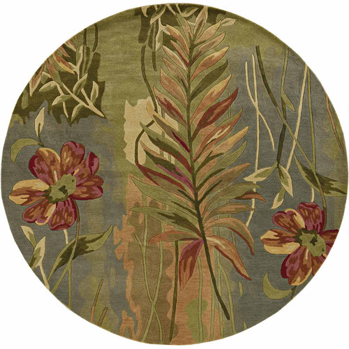 Sparta Multicolor Island Oasis Rug - 8 Ft Round