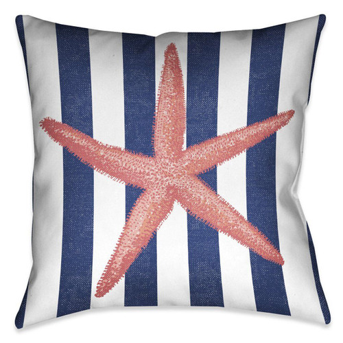 Starfish Sea 20 x 20 Outdoor Pillow
