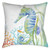 Swimming Seahorse 18 x 18 Outdoor Pillow