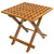 Teak Grate Top Fold-Away Table - OUT OF STOCK UNTIL 07/25/2024