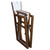 Teak Square Director's Chair - OUT OF STOCK UNTIL 07/17/2024