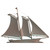 Verdigris Yacht Weathervane - 46 Inch