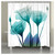 Water Flowers Shower Curtain