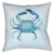 Watercolor Crab 20 x 20 Outdoor Pillow