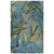 Waterside Blue Palms Rug - 4 x 6