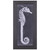 White Seahorse II Framed Art