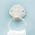 Whitewater Shell Cast Iron Towel Ring