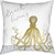 Octopus Beach Outdoor Pillow