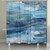 Swirling Waves Shower Curtain