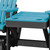 Bayside Center Table - Aruba Blue & Black