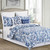 Navy Reef Quilt Bed Set - Full/Queen