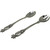 Pewter Pineapple Serving Spoon Set