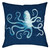 Azul Waves Octopus Pillow