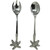 Pewter Palm Tree Spoon Set