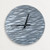 Silver Waves Stainless Steel Wall Clock