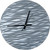 Silver Waves Stainless Steel Wall Clock