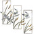 Seagulls Stainless Steel Triptych - Set of 3