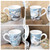Seaside Birds Ceramic Mugs - Set of 4