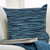 Ocean Stripes Square Accent Pillow - Navy