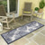 Denim Fronds Indoor/Outdoor Rug - 2 x 8