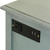 Bangor Seafoam Side Table with Cabinet and Power Outlet/USB Ports