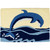 Jumping Dolphin Indoor/Outdoor Accent Rug