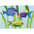 Tres Fish Indoor/Outdoor Accent Rug