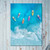 Boats on Blue Outdoor Wall Art