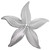 Large Metal Starfish Wall Art - Stainless Steel