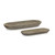 Natural Wood Trays - Set of 2