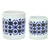 Abstract Blue Pots - Set of 2