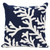 Barrier Reef Navy Indoor/Outdoor Pillow - OUT OF STOCK UNTIL 05/15/2024
