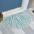 Coral Fan Aqua Indoor/Outdoor Rug - 1 x 2 - OUT OF STOCK UNTIL 07/17/2024
