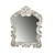 Whitewashed Mango Carved Vanity Mirror